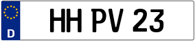 Truck License Plate